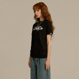 ガーフィールドホログラムTシャツ/LSD Garfield Hologram T-shirt_Black