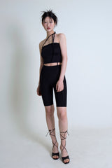 ストリングチューブトップ/STRING TUBETOP BLACK