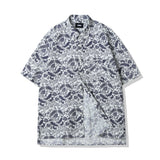 プレイン 1/2 シャツ /PLAIN PAISLEY 1/2 SHIRT CREAM