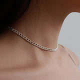 シルバーフルールネックレス / silver fleur necklace (silver925)