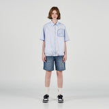 POCKET POINT OVERFIT SHIRT SKYBLUE