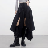 Frenky Unbalanced Skirt Pants