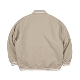ロゴバーシティジャケット/BSR2223FWJK021 LOGO VARSITY JACKET CREAM BEIGE