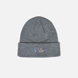 ロングカフビーニー / WOOR LONG CUFF BEANIE (GREY)