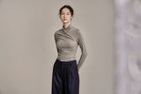 ウールツイルセットアップパンツ/WOOL TWILL SETUP PANTS_NAVY