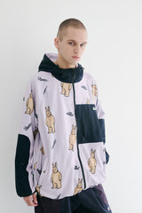 ロイヤルフリースフードジャケット / BSR2223FWJK102 ROYAL FLEECE HOODED JACKET BIG BEAR RABBIT PURPLE
