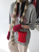 Knit mini cross bag
