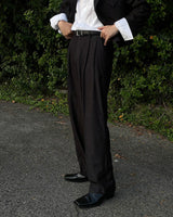 CR pint fake denim wide slacks (1 color)