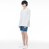 ウーヴンTシャツクールグレー