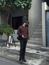 ASCLO Need U Half Zip Up Knit (4color)