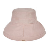 Metal tip over fit bucket hat Pink