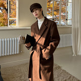 ウールローブヒッデンコート/Wool robe hidden coat (2 color)