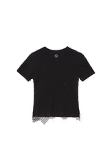 [23SS LSD COLLECTION] メッシュレイヤードタイトTシャツ / [23SS LSD COLLECTION] Mesh Layered Tight T-Shirt_Black