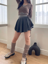 バレリーナリブレッグウォーマー / Ballerina Ribbed Legwarmer (3 colors)