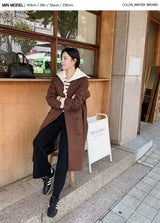 [SHOPPERMADE] ダブルウールロングコート (4color)