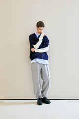 エルボーセクションヘビーカーディガン/ELBOW SECTION HEAVY CARDIGAN NAVY