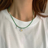 フルーツスネークネックレス/FRUIT SNAKE NECKLACE(GREEN)