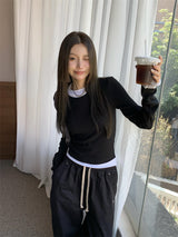 タミレイヤードロングスリーブTシャツ