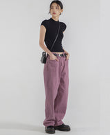 （UNISEX）ダーツピンタックカラーデニム