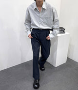 ピンタック ワイド スラックス / SK Pintuck Wide Slacks (3 colors)