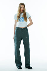アメリカンドリームクロップTシャツ/AMERICAN DREAM CROP TEE [SKY BLUE]