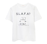 シャイニーラビットTシャツ_ white