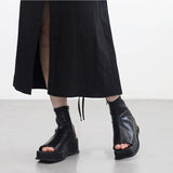 2 3 Open To Ankle Boots