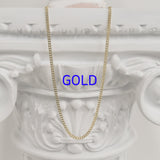 クラシック チェーン ネックレス / [BLESSEDBULLET]classic chain necklace_silver/gold/vintage silver/black silver