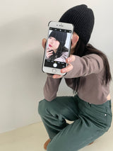 リコメンドカラーセミワイドパンツ