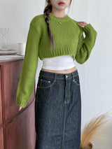 バルククロップニット/Bulk Crop Knit (3color)
