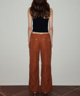 コンバーティブルパラシュートパンツ / CONVERTIBLE PARACHUTE PANTS (BRICK)