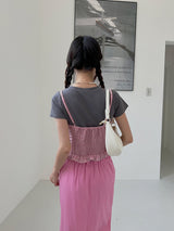 オメガレーススリーブレス/Omega Lace Sleeveless (2color)