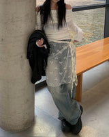 Aber denim pants
