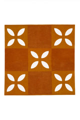 CLOVER CHECKER BLANKET / ORANGE (6660025417846)