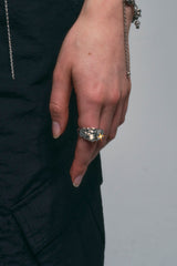 NO.324 [SILVER] GEOMETRY HEART RING