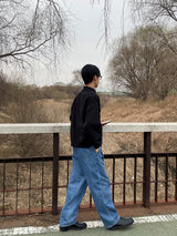 Melange twoway jacket