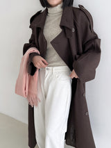 コーデリュロイブラッシュワイドパンツ / Corduroy brushed wide pants (2color)