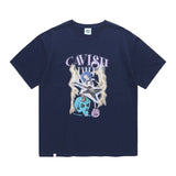 ROCKING SKELETON SS TEE NAVY(CV2CMUT514A) (6691125133430)