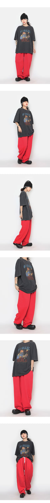 イフワールドダイイングショートスリーブTシャツ