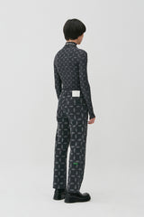 FLIP Pattern Turtleneck_Black (6684834201718)