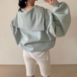 [BELLIDE MADE] Sailor Loose Fit Double-Sided Raised Half Zip-Up Sweat