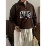 Huke x Nus. half zip-up