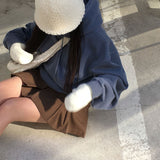 [Included underpants] Like short pleats skirt pants & skirt