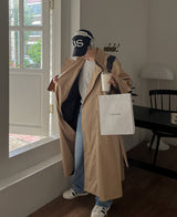 ダディフットバックケープトレンチコート / Daddy Fit Back Cape Trench Coat (3 color)