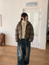 [Wool 20] Baffe Bubble Deep Unneck Knit Scarf Set