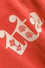 TTAガーデン半袖Tシャツ / TTA GARDEN S/S TSHIRTS-MAROON BROWN