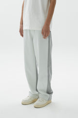 スプライスドデニムパンツ / Spliced Denim pants (white/grey)