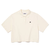 MONO CHERRY CROP PIQUE [IVORY]