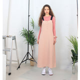 Aria dot dress (pink) (6657242988662)