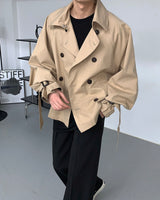 バルーンショートトレンチジャケット / GM Balloon Short Trench Jacket (2 colors)